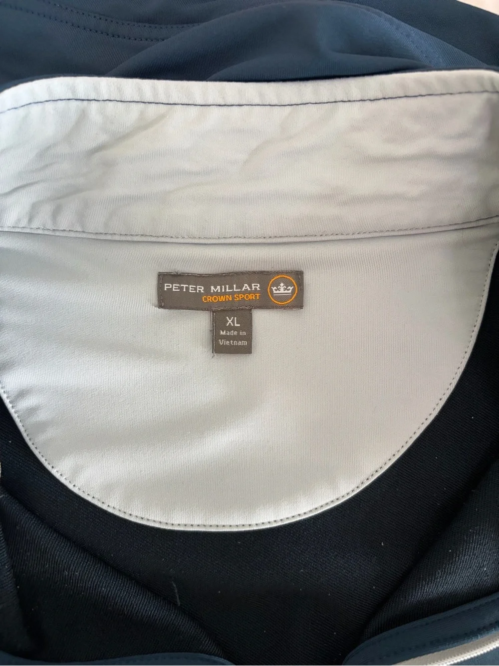 Peter Millar Lightweight Performance Quarter-Zip Pullover, Size: XL